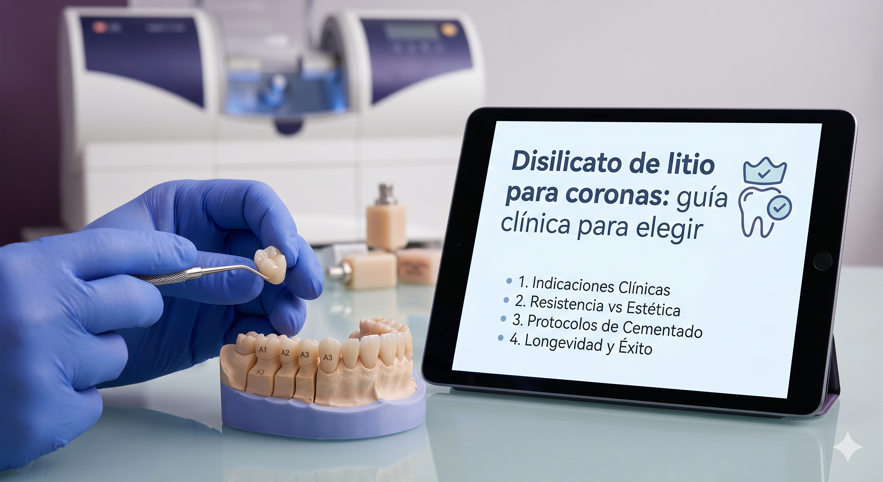 Disilicato de litio para coronas: guía clínica para elegir bien